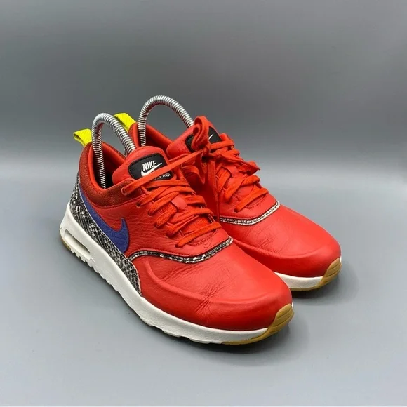 Nike Women's Air Max Thea LX Snakeskin Red Blue White - Picture 1 of 4